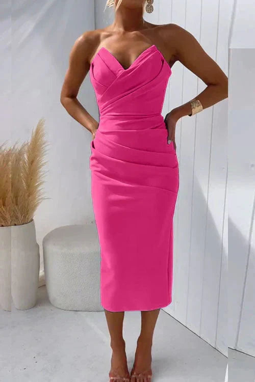 Marion | Backless Midi Dress