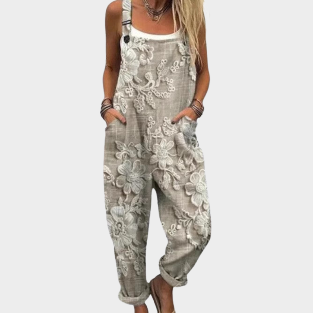 Mia | Charcoal Gray Overalls