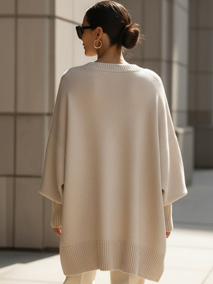 Paisley | Oversized Poncho Sweater