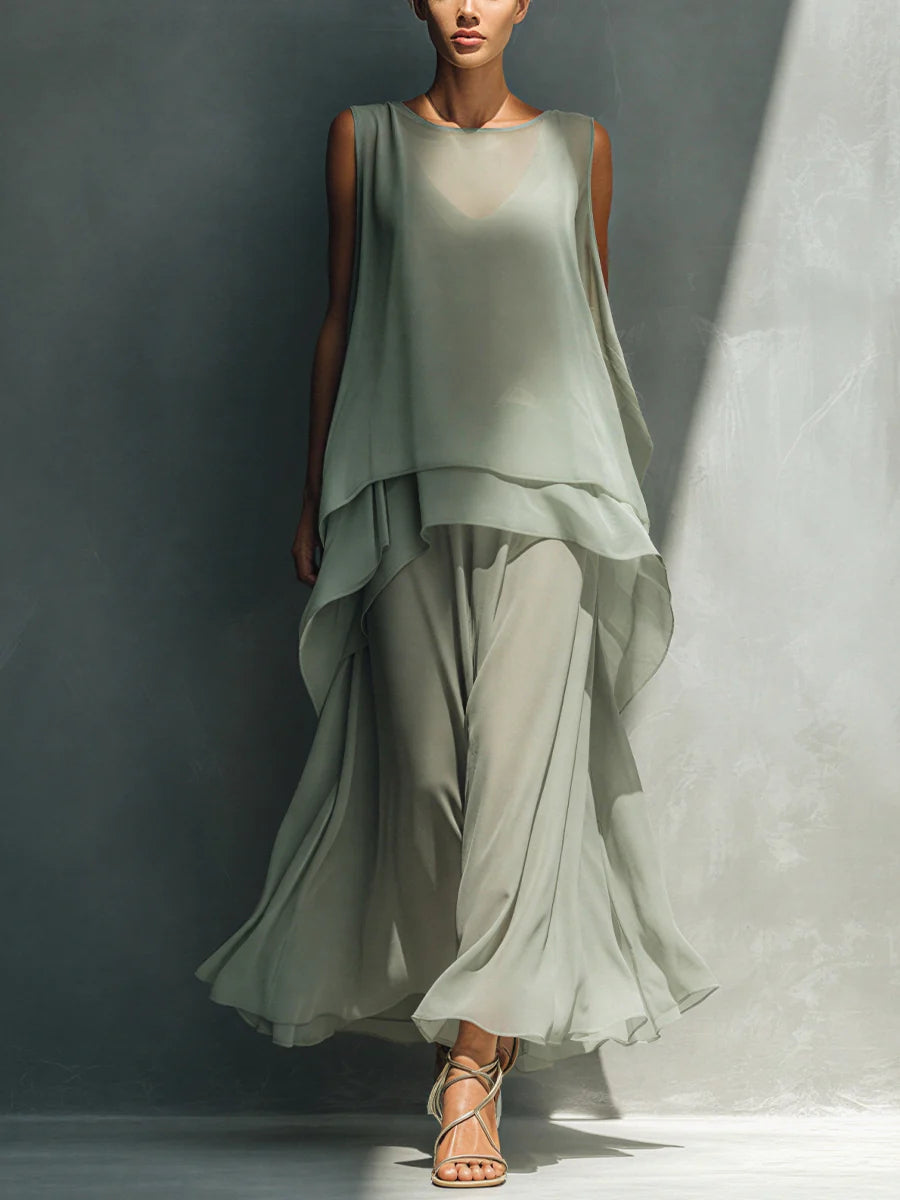 Maxine | Layered Flow Two-Piece Set