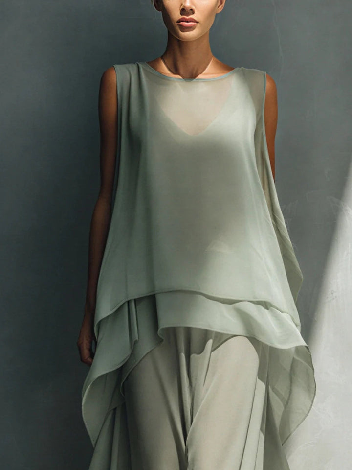 Maxine | Layered Flow Two-Piece Set