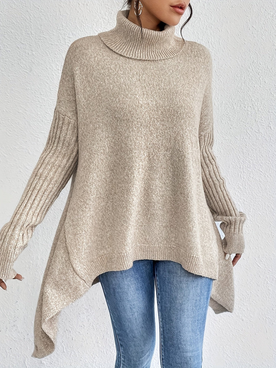 Jodi – Turtleneck Oversized Casual Sweater