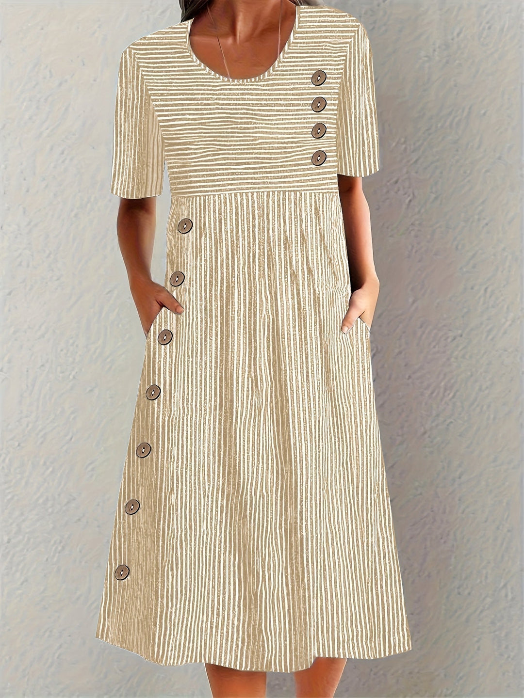 Edna | Striped Summer Dress