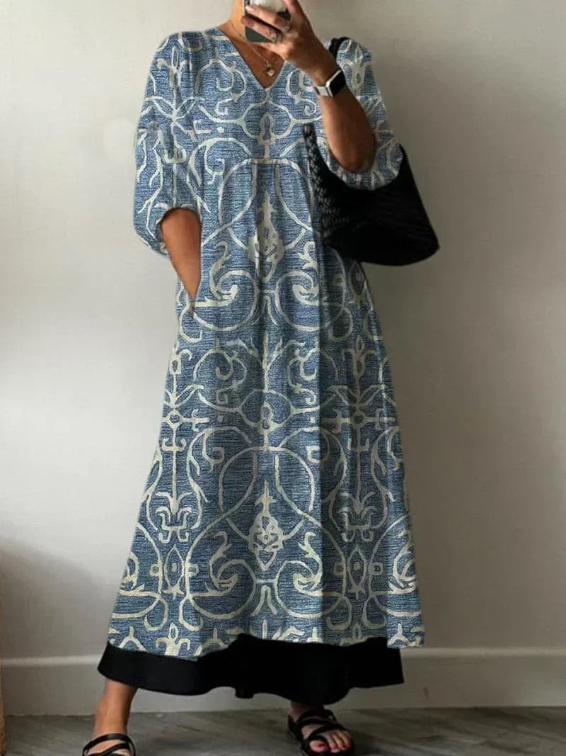 Delaney | Elegant Dress with Floral Print Lia