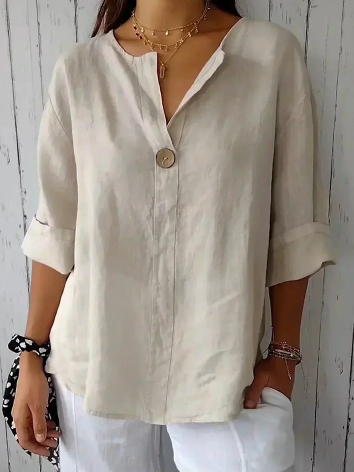 Idalia | Casual V-Neck Blouse