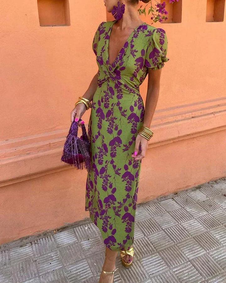 Nola | Colorful Summer Print Dress