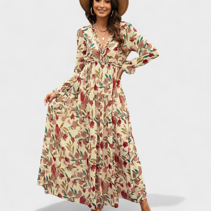 Forsythia | Floral Tiered Maxi Dress