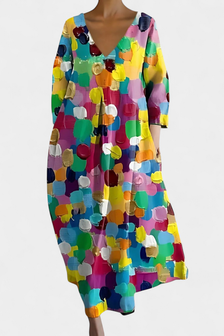 Willa | Comfortable V-Neck Dress