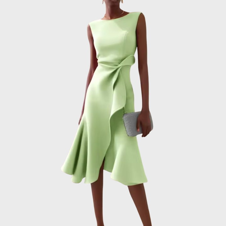 Nora | Draped Asymmetric Midi