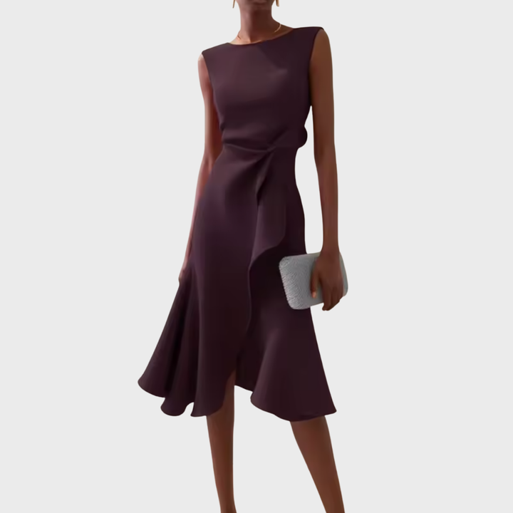 Nora | Draped Asymmetric Midi