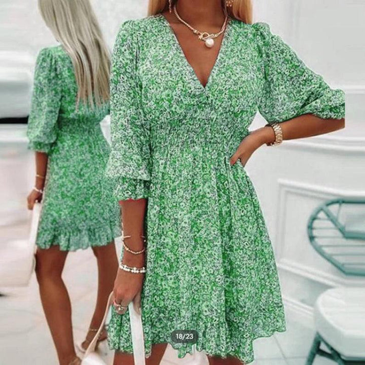 Vera | Elegant Floral Dress