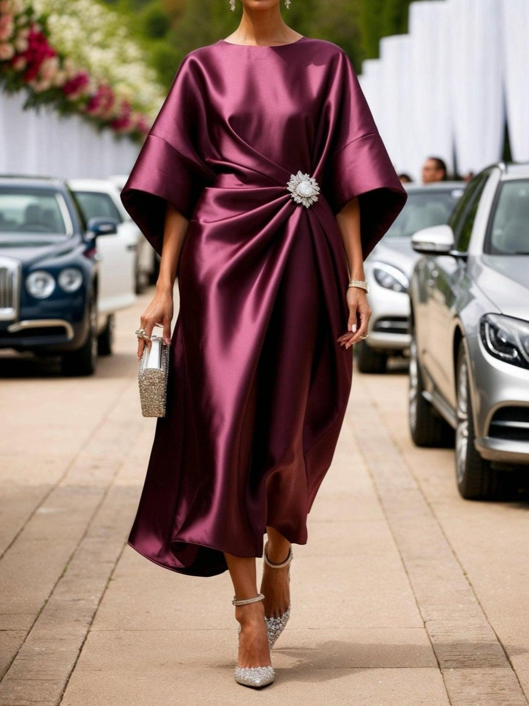 Raniya | Carmina Liquid Satin Gown