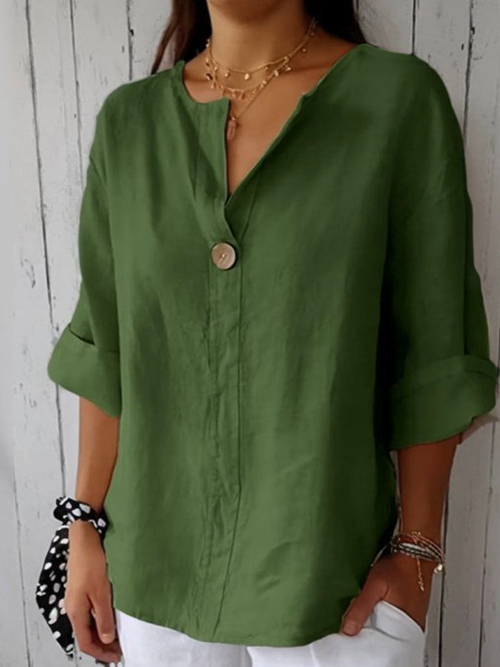 Idalia | Casual V-Neck Blouse