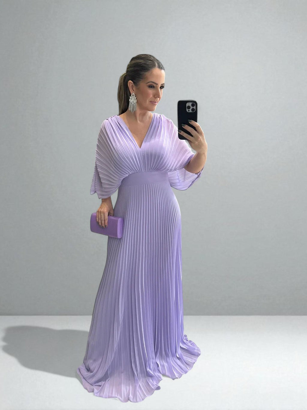 Hollis | Elegant Pleated Maxi Dress