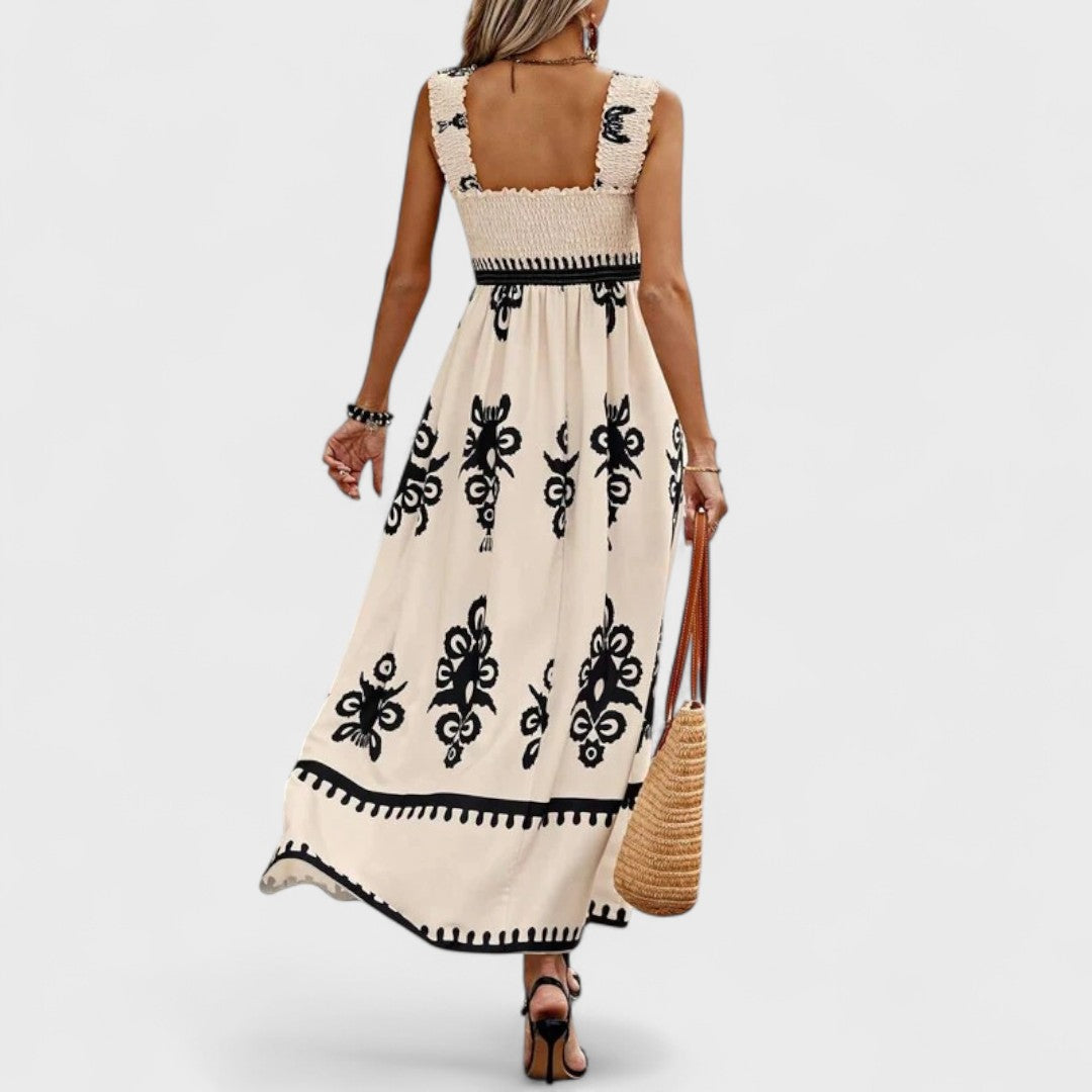 Dayanara | Handmade Dress with Handcrafted Embroidery