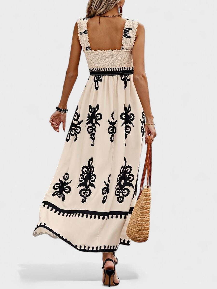 Avery | Maxi Dress with Smocked Bodice