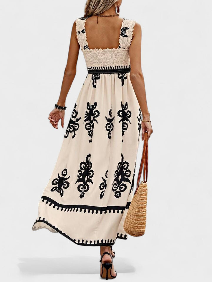 Avery | Maxi Dress with Smocked Bodice