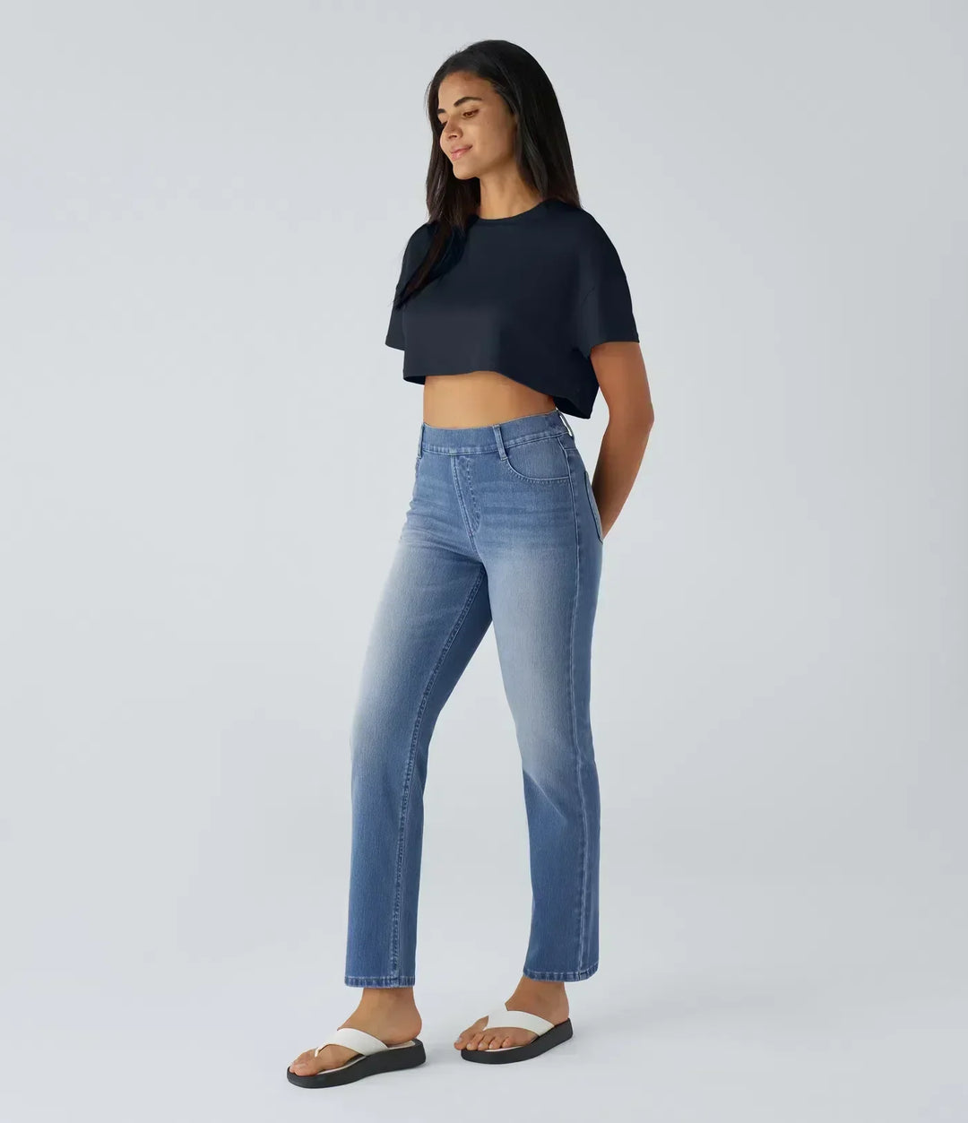 Elisha | Elastic and Comfortable Pants with High Waist