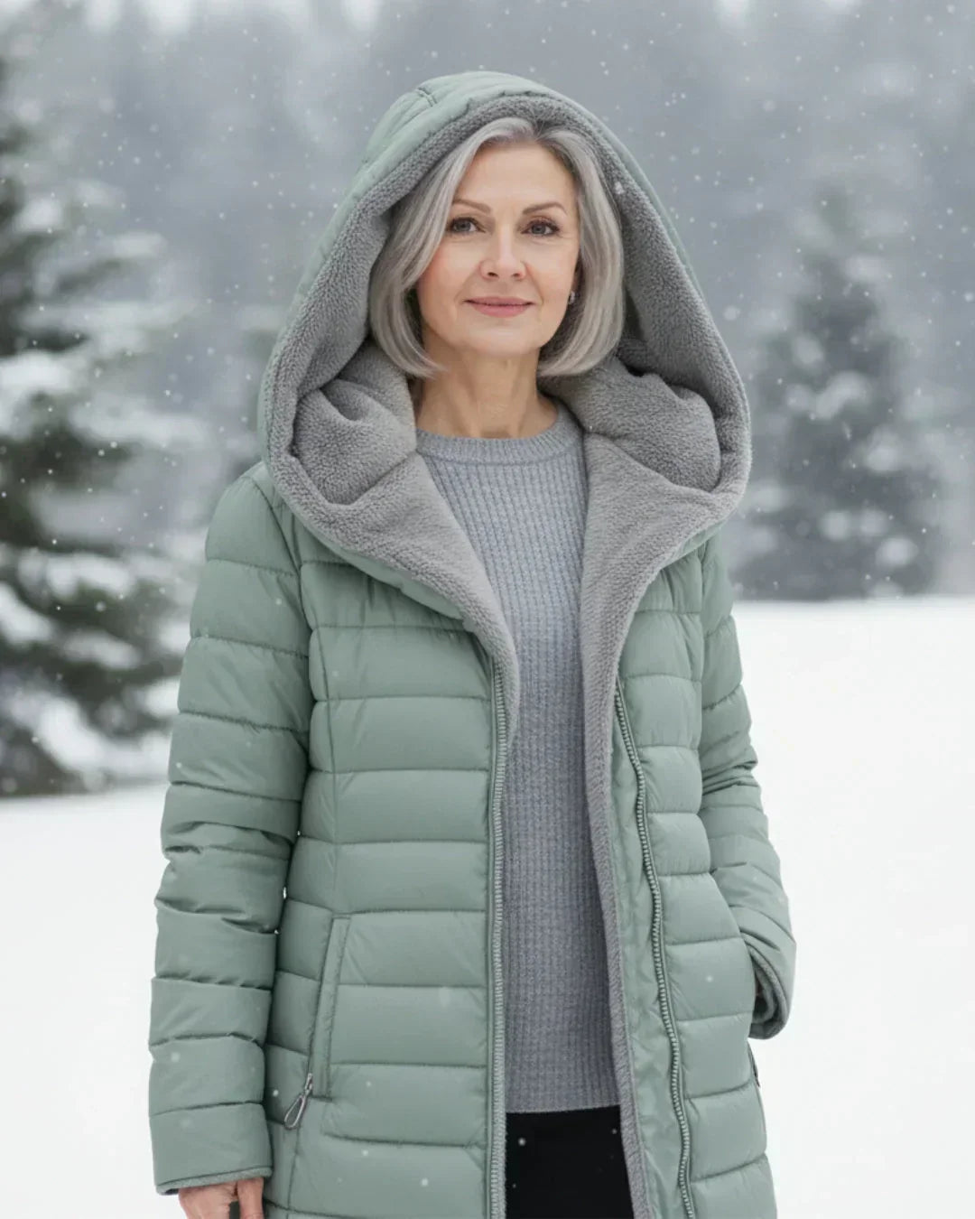 Paula – Quilted Hooded Puffer Coat
