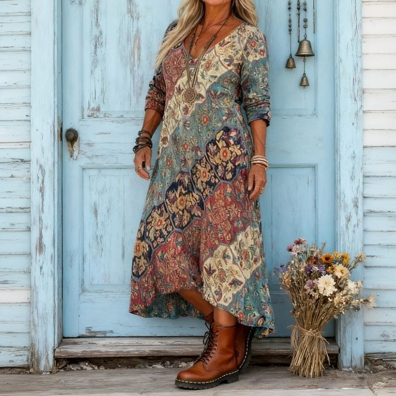 Maverick | Vintage-Inspired Long Sleeve Casual Dress