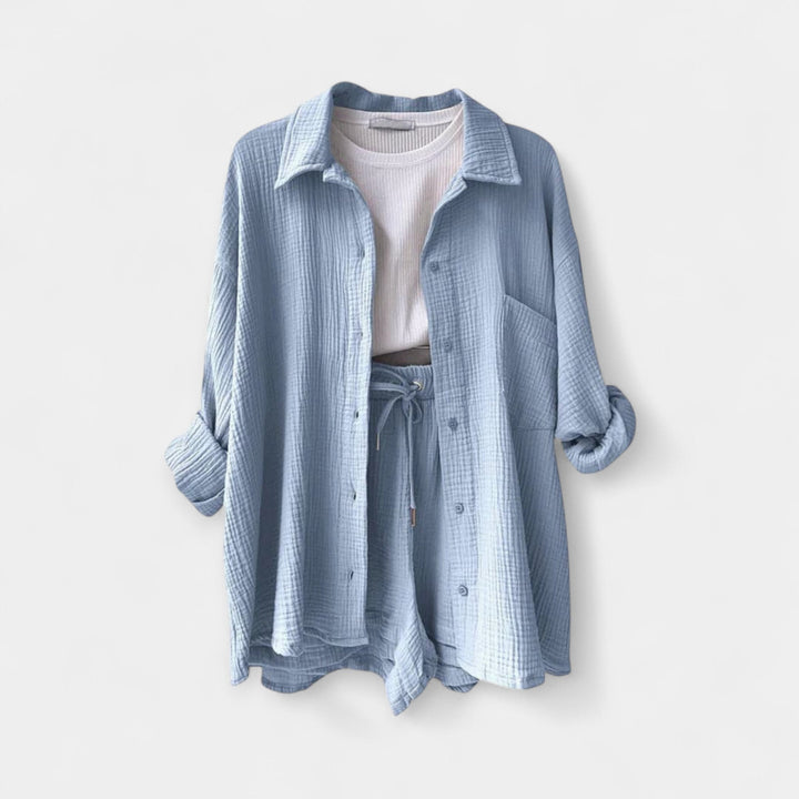 Promise | Color Summer Outfit - Top and Shorts