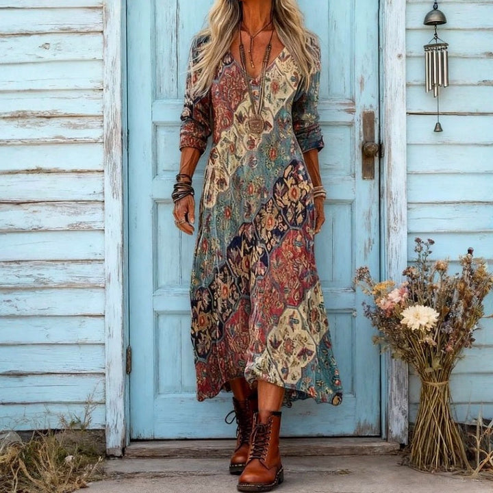 Maverick | Vintage-Inspired Long Sleeve Casual Dress