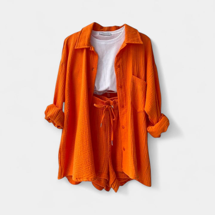 Promise | Color Summer Outfit - Top and Shorts