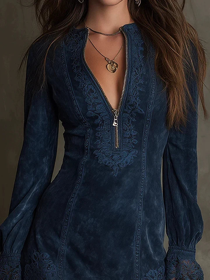 Fernanda | Suede Mini Dress