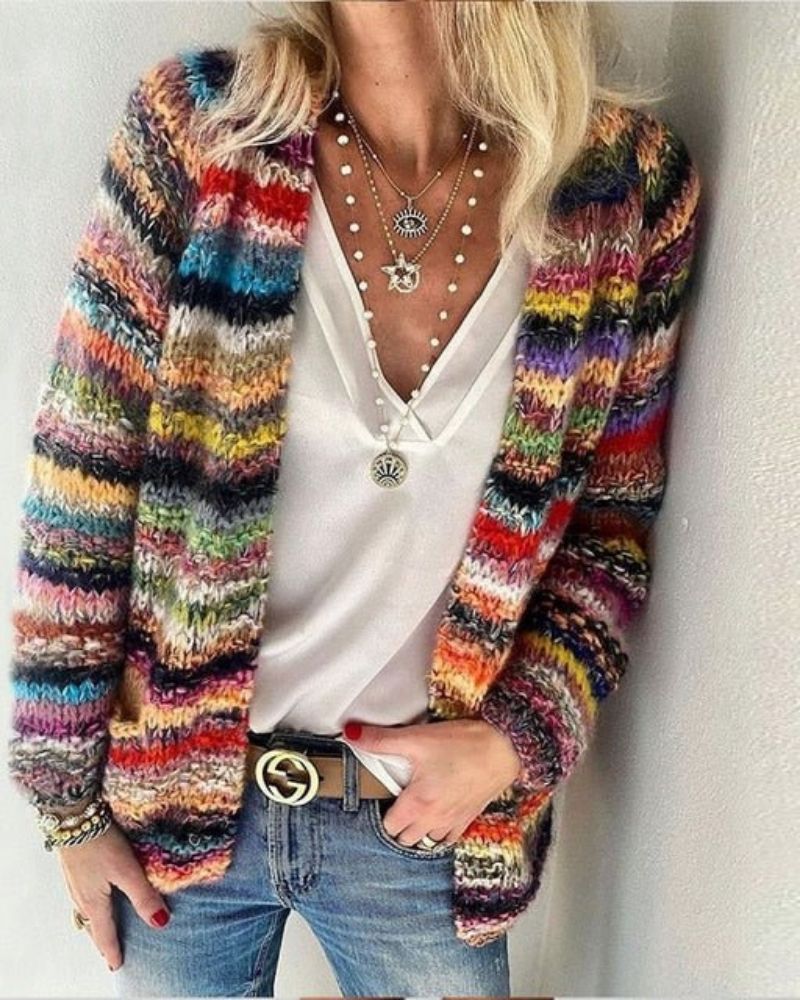 Lela | Colorful Cardigan