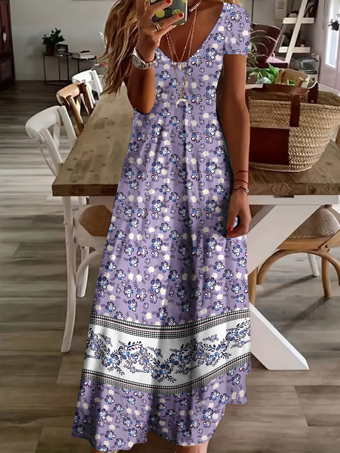 Teodora | Artistic Tummy-Flattering Dress