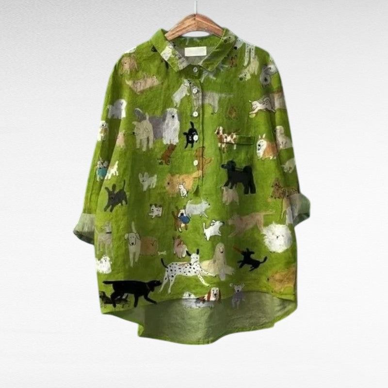 Eudora | Elegant Breezy Summer Blouse