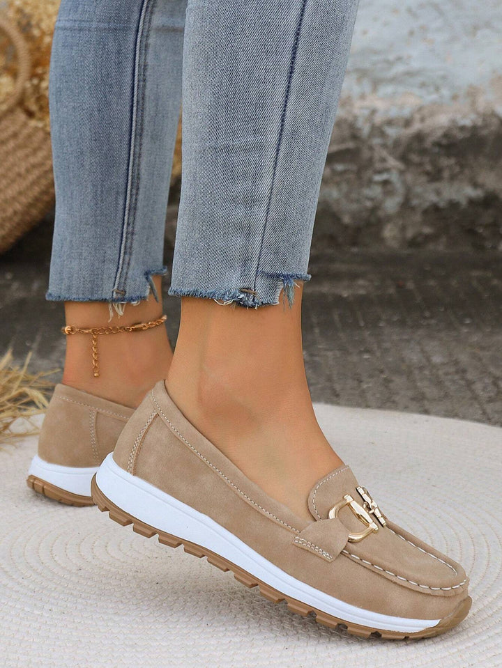 Dana | Flat Buckle Loafers