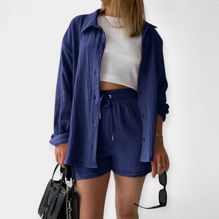Promise | Color Summer Outfit - Top and Shorts