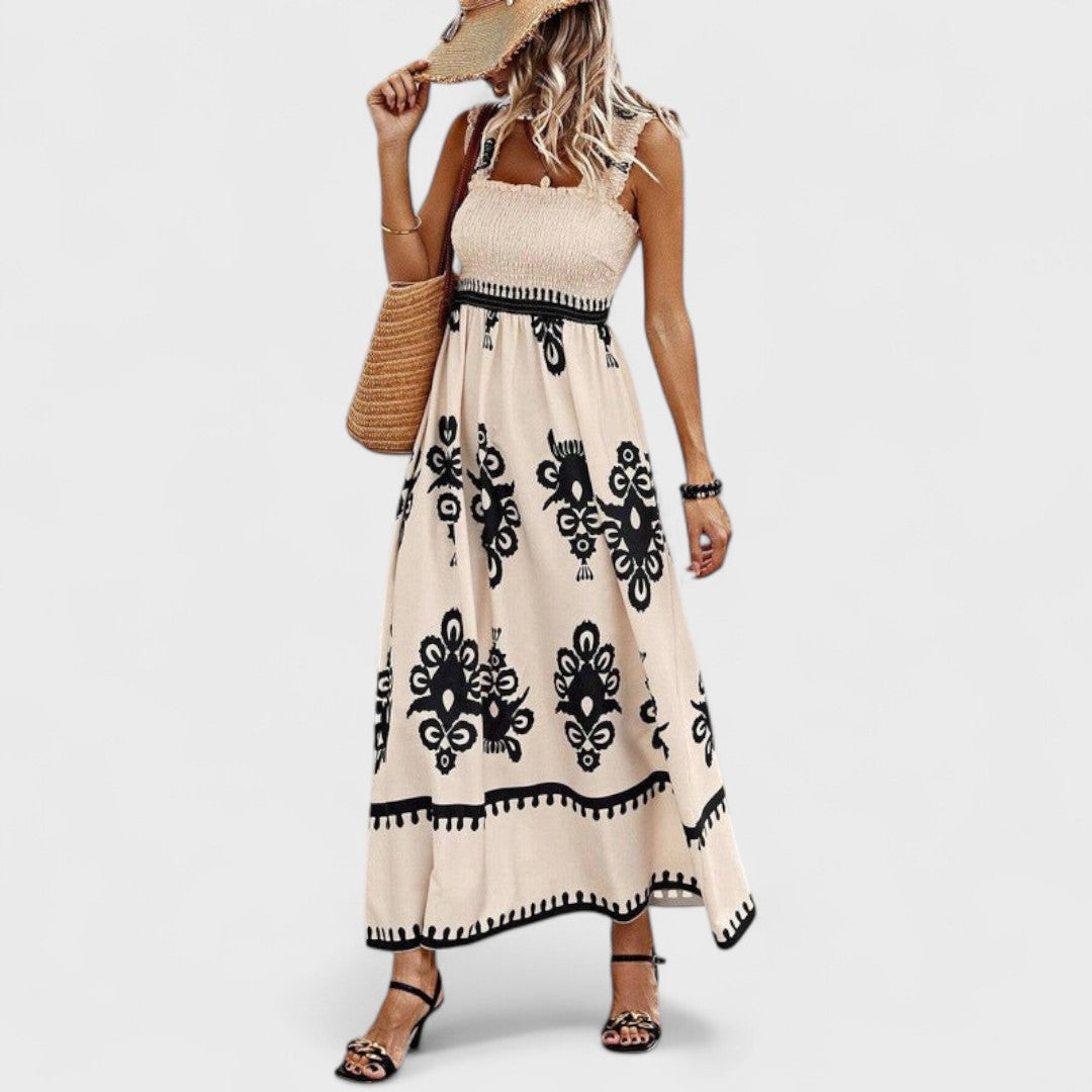 Dayanara | Handmade Dress with Handcrafted Embroidery