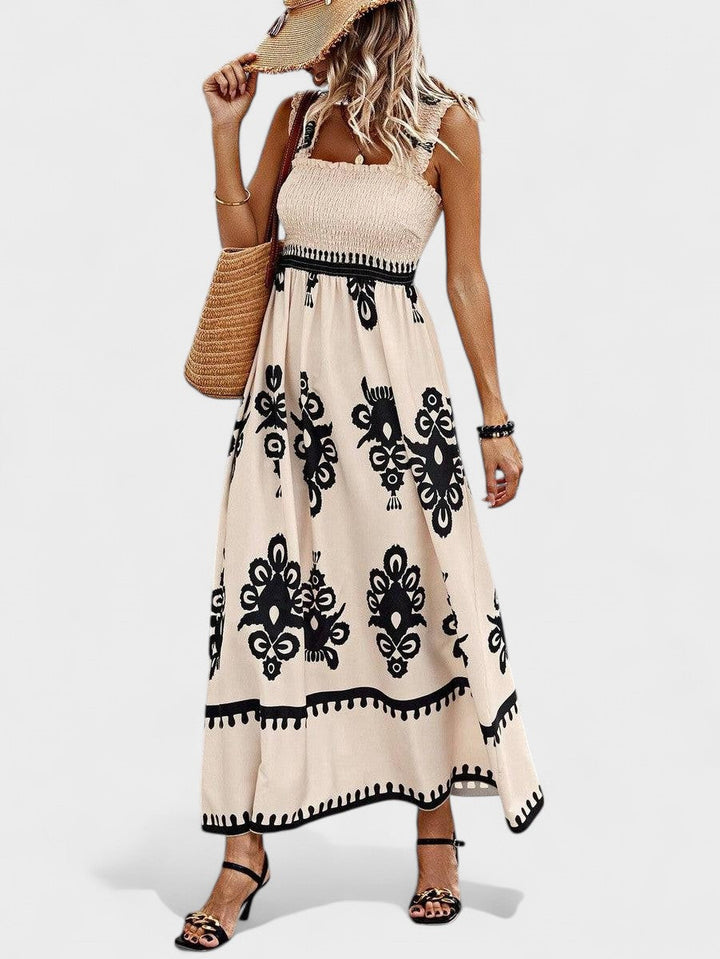 Avery | Maxi Dress with Smocked Bodice