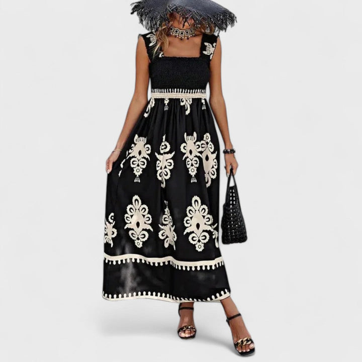 Dayanara | Handmade Dress with Handcrafted Embroidery