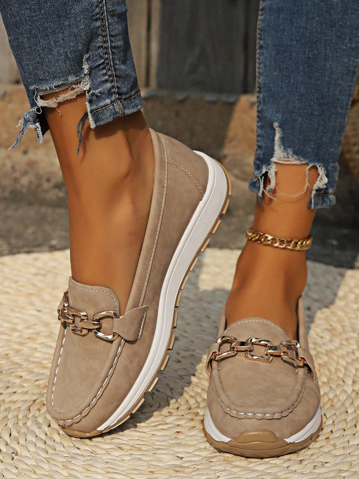 Dana | Flat Buckle Loafers