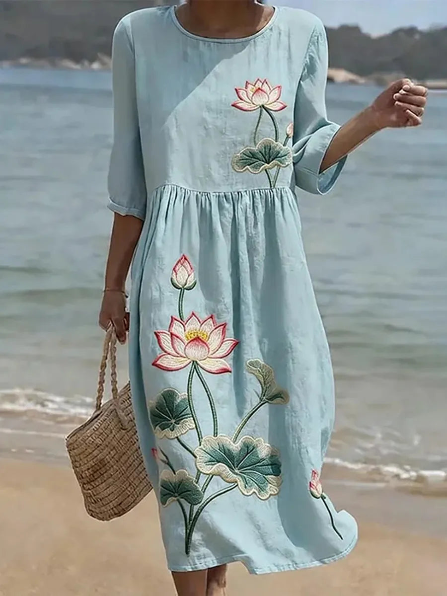 Katherine | Elegant Floral Dress