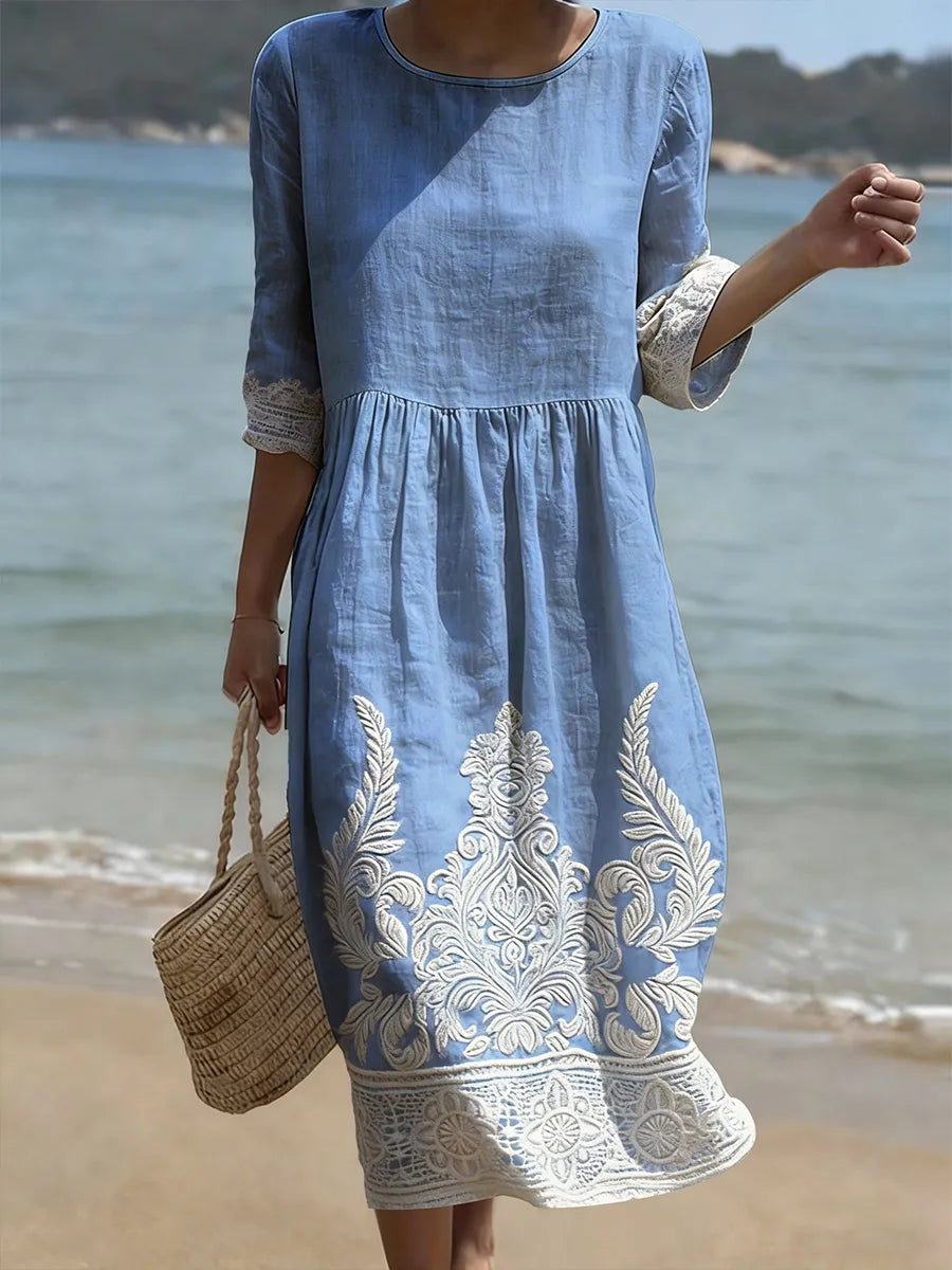 Joan | Elegant Floral Dress