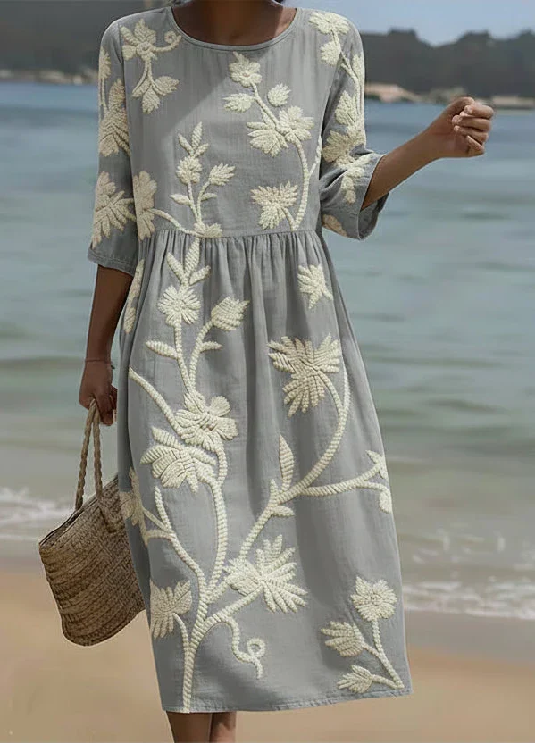 Remembrance | Elegant Floral Dress