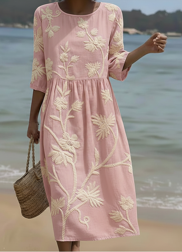 Evangeline | Elegant Floral Dress