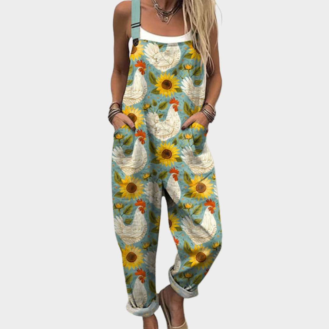 Victoria | Natural Pattern Overalls
