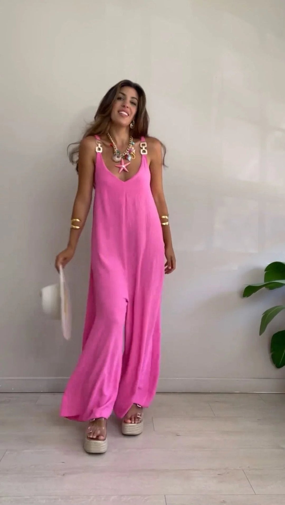 Willa – Relaxed Wide-Leg Sleeveless Jumpsuit