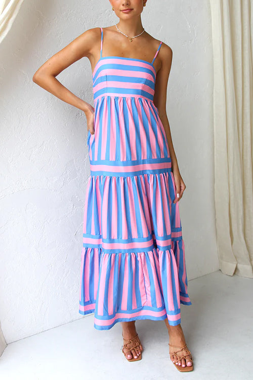 Rosalyn | Color Block Maxi Dress