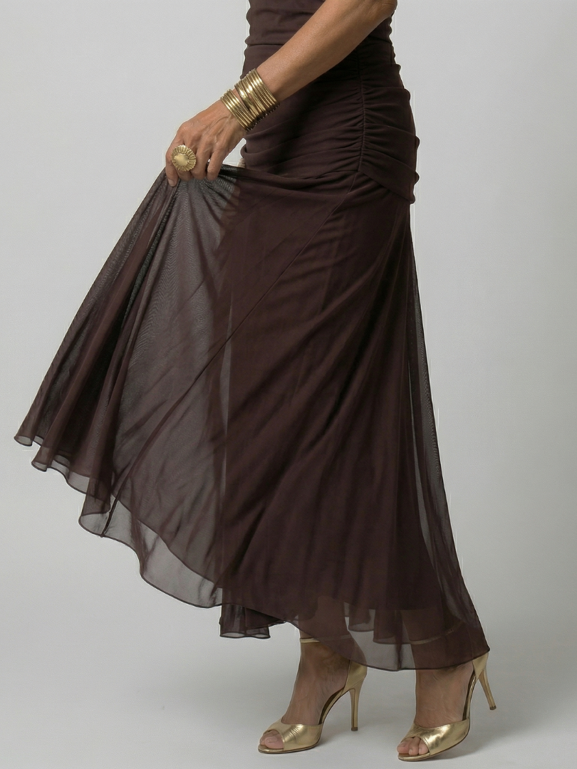 Elin | Off Shoulder Flow Midi Dress