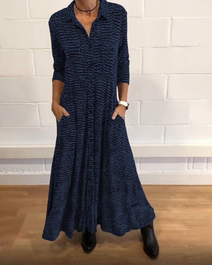 Briella | Sophisticated Pocket Midi Dress