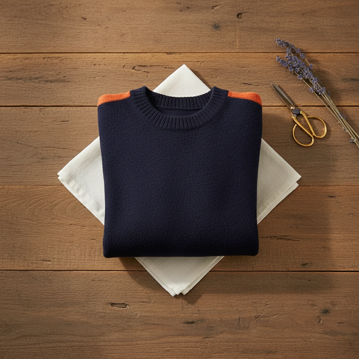 Hazel – Color-block Knit Sweater