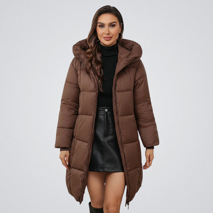 Laverne – Hooded Long Puffer Coat