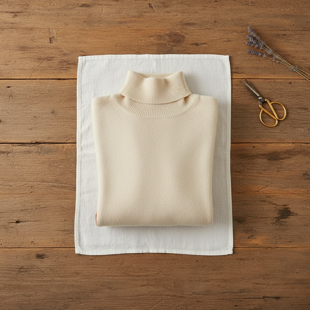 Renata – Color-block Turtleneck Sweater