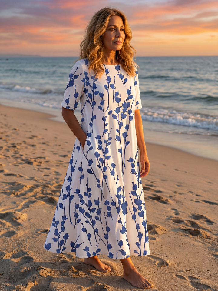 Neila | Floral Midi Dress